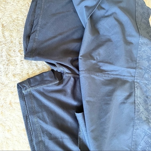 ORVIS DARK BLUE SHIMMERY SKORT WITH POCKETS GREAT CONDITION SIZE L - Picture 3 of 9